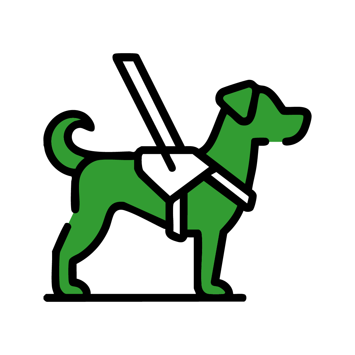 Możliwość wejścia z psem asystującym Image